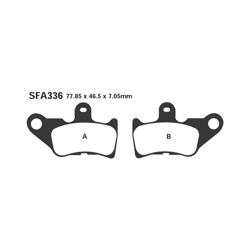 Brake Pads Yamaha Jog 50 R/Rr for YAMAHA CV 50 ZR 01-02 Ant. nd Brake Pads EBC