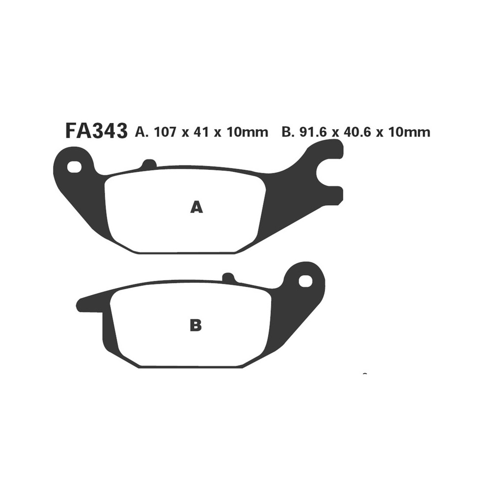 Brake Pads Honda XL125 Varadero 01- Brake Pads EBC