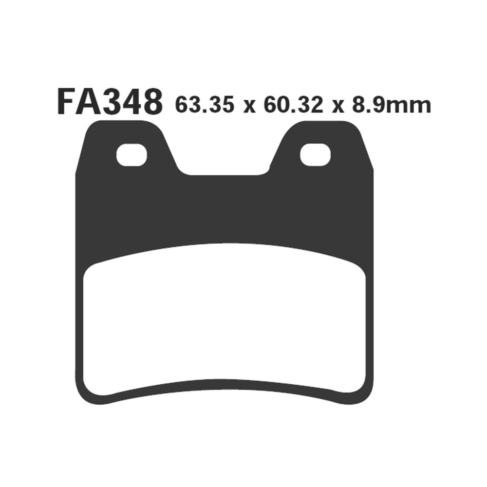 Brake Pads Yamaha FZS1000 Fazer Rear - FA348