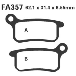 Brake Pads Ktm Sx 65/85 FRONT02- - FA357TT