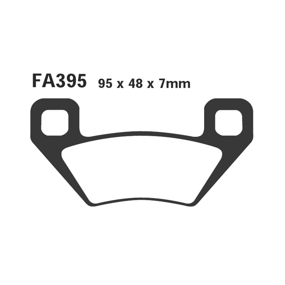 Brake Pads Arctic Cat Front/Rear 250/650 05- - FA395TT