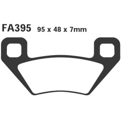 Pastiglie Arctic Cat Ant./POST250/650 05- Pastiglie Freno EBC