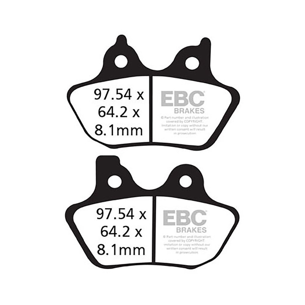 Pastiglie H.D. 06-07 Pinza 4PISTONCINI Pastiglie Freno EBC