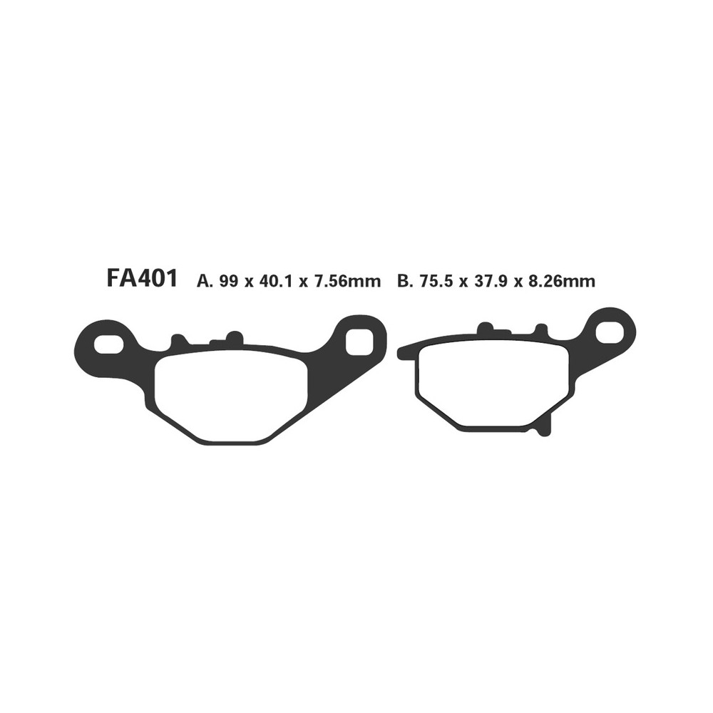 Brake Pads Suzuki RM85 05-07REAR - FA401TT