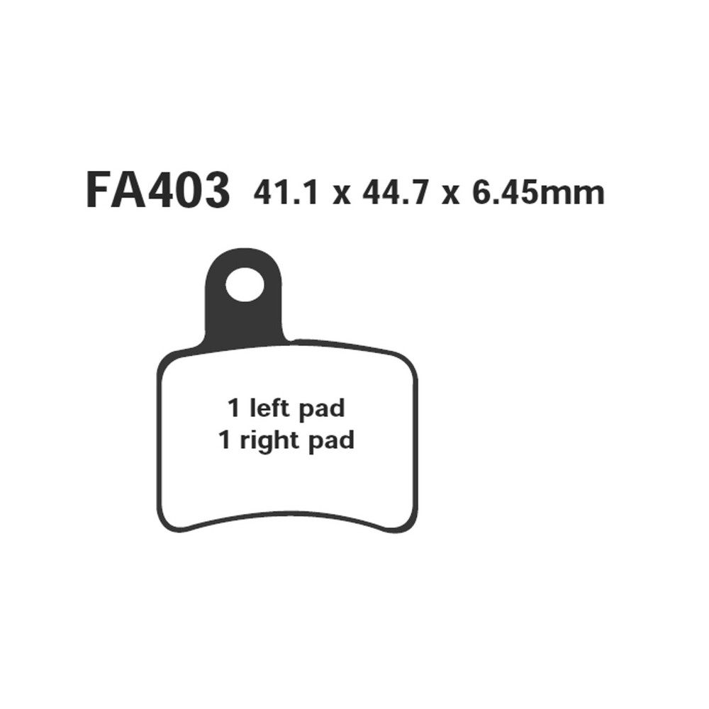 Brake Pads Beta Rev 3 250/27005-07 Rear - FA403