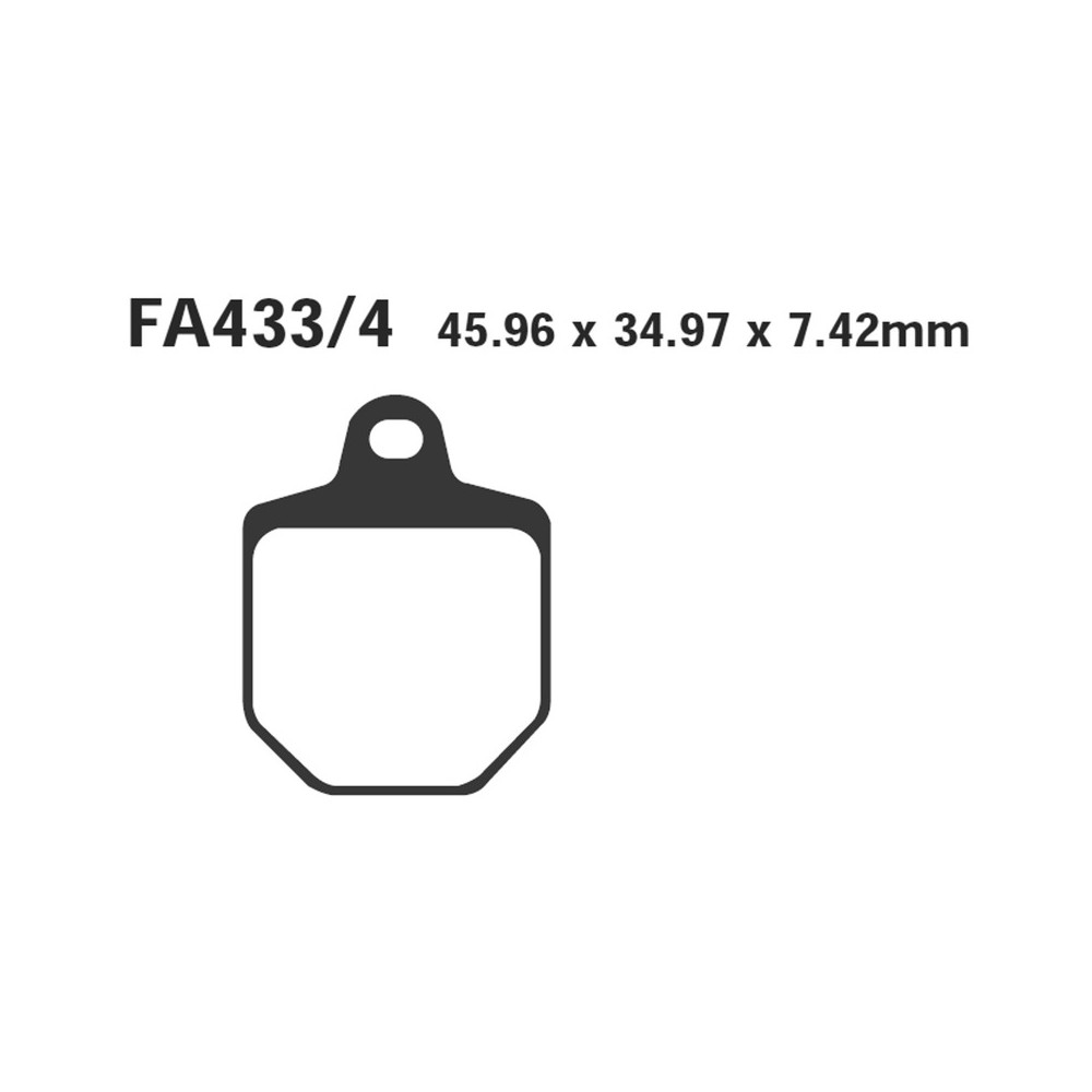 Set Brake Pads Ktm SMR450/560 Front - FA433/4