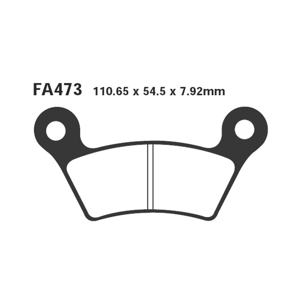Brake Pads Can-Am Spyder SM508-09 Rear - FA473