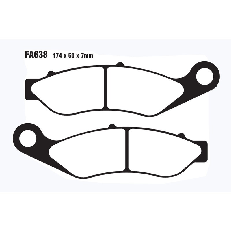 Pastiglie H.D. Trike Tri Glideultra Front. 14- Ant per HARLEY DAVIDSON Trike Tri Glide Ultra nd Pastillas de freno EBC
