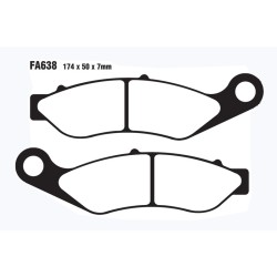 Brake Pads H.D.Trike Tri Glideultra Front 14- for HARLEY DAVIDSON Trike Tri Glide Ultra nd Brake Pads EBC