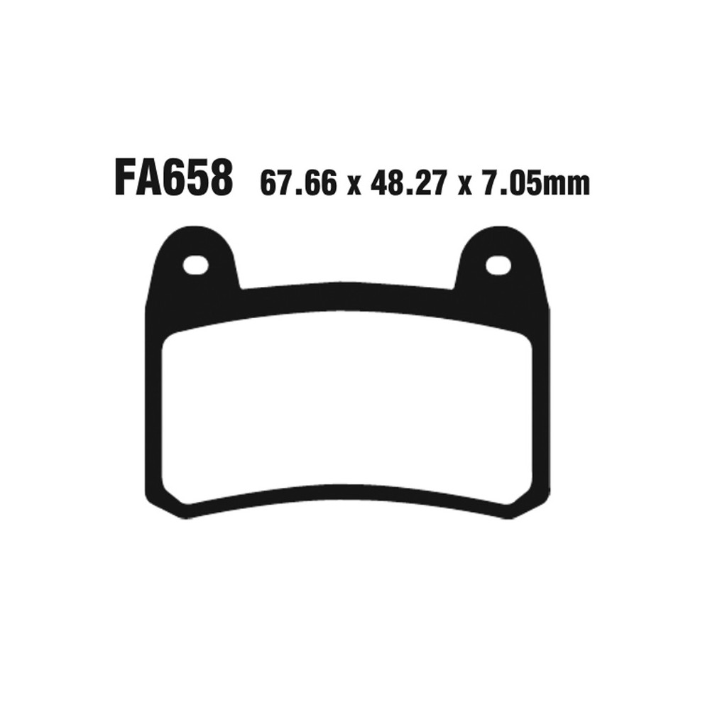 Brake Pads Benelli 200/250/300KEEWAY Rkv/Rkx Front - FA658