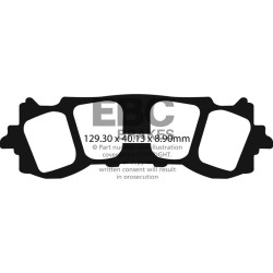 Pastiglie Honda Goldwing 180018-20 Ant. per HONDA Goldwing 00 18-20 Pastiglie Freno EBC