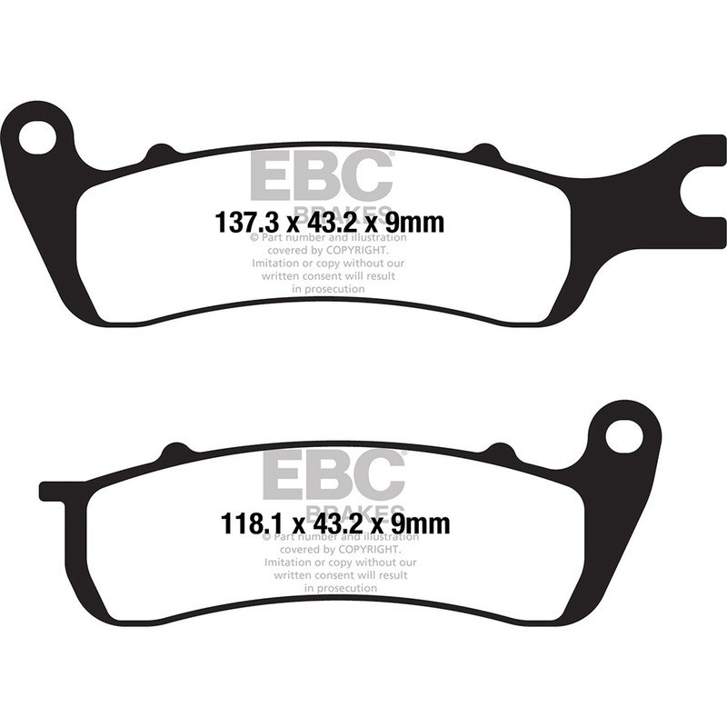 Brake Pads FA722 for AJS Cadwell/Tempest 125 19 Brake Pads EBC
