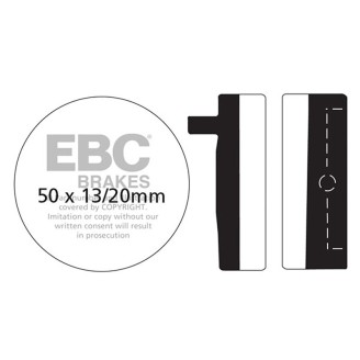 Brake Pads V Honda Cb 400/500/Trk 50 - FA012V