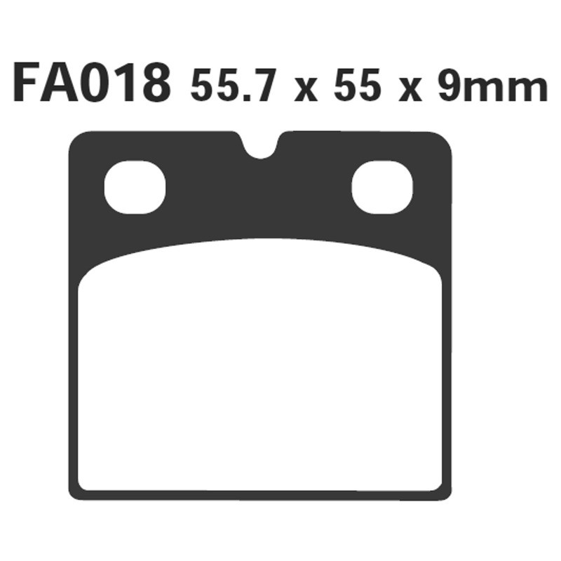 Pastiglie V Bmw-Guzzi-Laverda per MOTO GUZZI nd e altri modelli Plaquettes de frein EBC