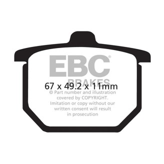 Brake Pads V Honda CX500-CBX1000 Brake Pads EBC