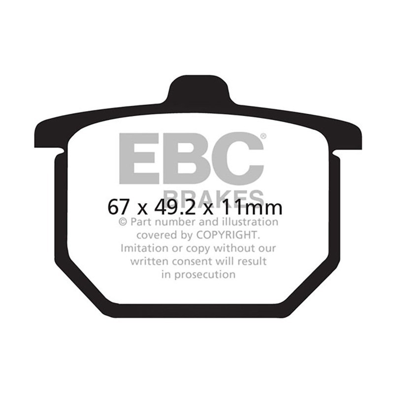 Brake Pads V Honda CX500-CBX1000 Brake Pads EBC