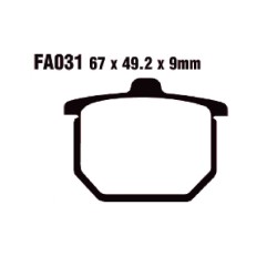 Pastiglie V Honda CB750/90079- per HONDA CB 750/900 79-82 e altri modelli Pastiglie Freno EBC