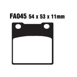 Brake Pads V Honda Cb 250/400/650 - FA045V