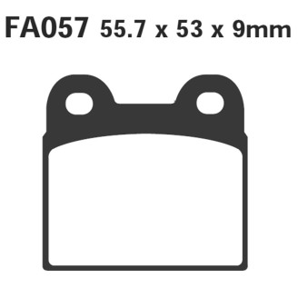 Brake Pads V Bmw R45 N/T-R65 Ls/T - FA057V