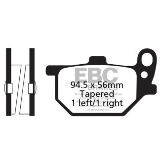 Brake Pads V Yamaha XJ650/75079-83 Front - FA061V