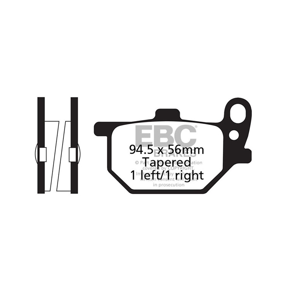 Brake Pads V Yamaha XJ650/75079-83 Front - FA061V