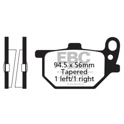 Brake Pads V Yamaha XJ650/75079-83 Front - FA061V