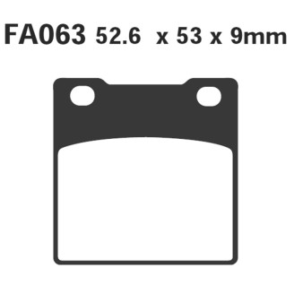 Brake Pads V Suzuki Gsx-R SV650 Rear - FA063V
