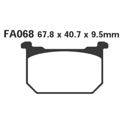 Brake Pads V Kawa Z750/100080-85 - FA068V