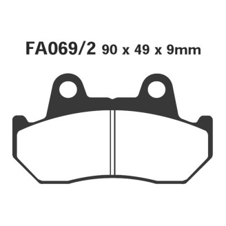 Brake Pads V Honda CB750-GL1100 Goldwing for HONDA CB 750F 83-84 and other model Brake Pads EBC
