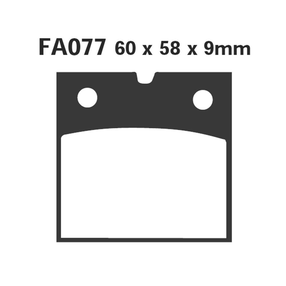 Pastiglie V Bmw R 65/80/850/1000 -96 per BMW R65/80/850/00 GS 84-94 Bremsbeläge EBC