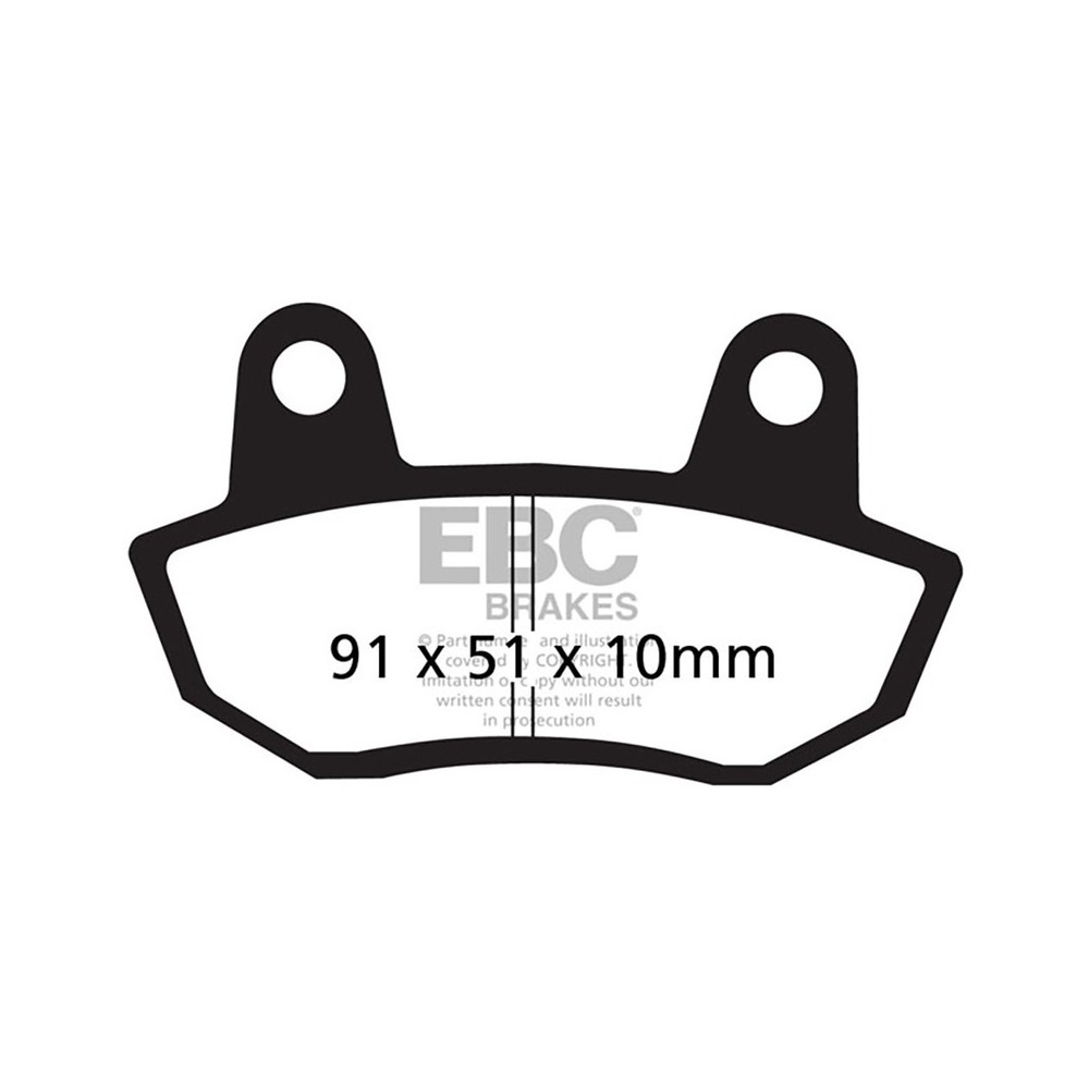 Brake Pads V Honda CB650 Nightwak Front for HONDA CB650 NIGHTWAK 82 Brake Pads EBC