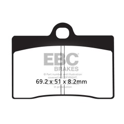 Brake Pads V Moto Guzzi 1100SPORT for DUCATI Mosnter 600 93-99 and other model Brake Pads EBC