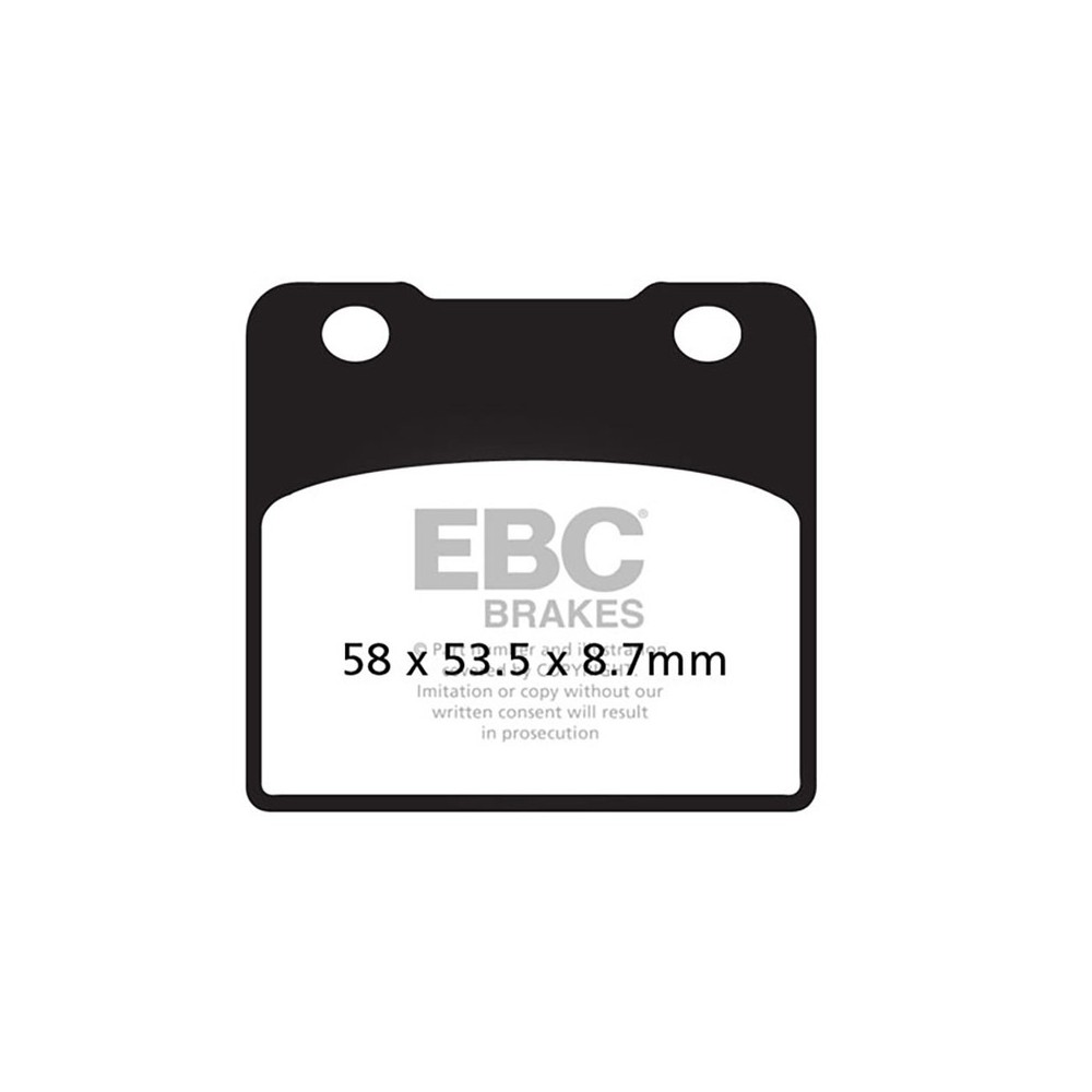 Brake Pads V Suzuki Vs Intrud. for SUZUKI Vs/VL Intruder 750/800/00/ 00 Brake Pads EBC