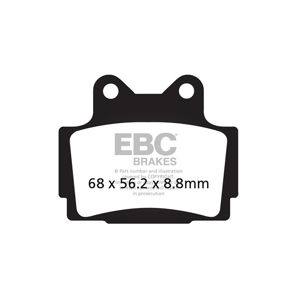 Pastiglie V Yamaha Fzs 600 Fazer per YAMAHA 250 FZR/TZR nd e altri modelli Bremsbeläge EBC