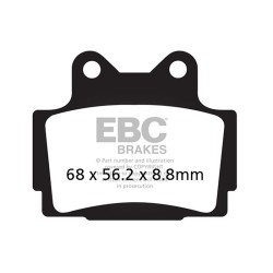 Brake Pads V Yamaha Fzs 600 Fazer for YAMAHA 250 FZR/TZR nd and other model Brake Pads EBC