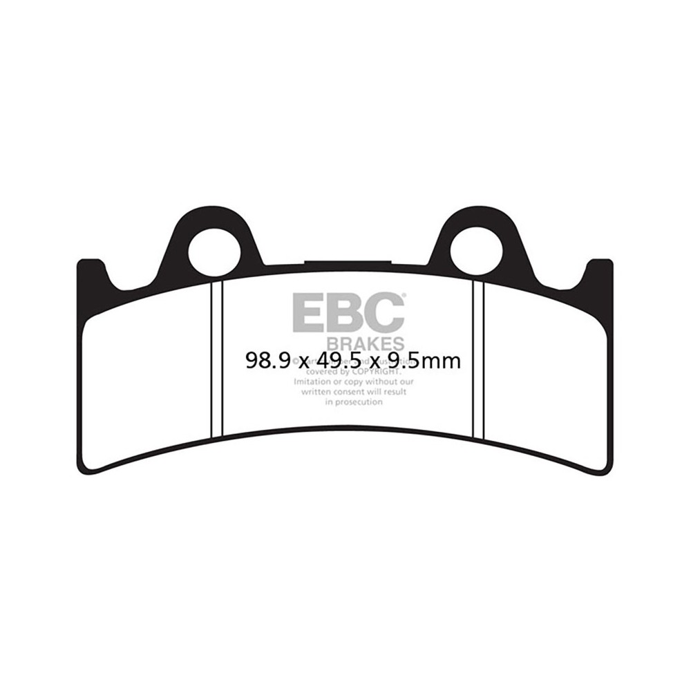 Brake Pads V Yamaha YFZ750 Rr-97 Front Brake Pads EBC