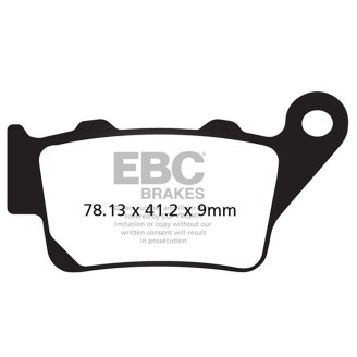 Brake Pads V Bmw F/G 650 Rearaprilia 650-Honda 650-Yam.660 - FA213V