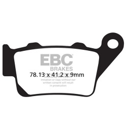 Brake Pads V Bmw F/G 650 Rearaprilia 650-Honda 650-Yam.660 - FA213V