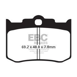 Brake Pads V Pinza PERFORMANCE4 Pist. Race - FA216/3V