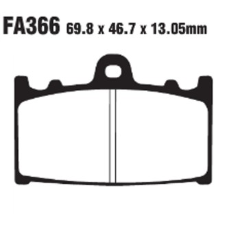 Pastiglie Hh Suzuki Vl 1500 Int R.02-03 Post. per SUZUKI VL 00 Intruder 02-03 e altri modelli Pastillas de freno EBC