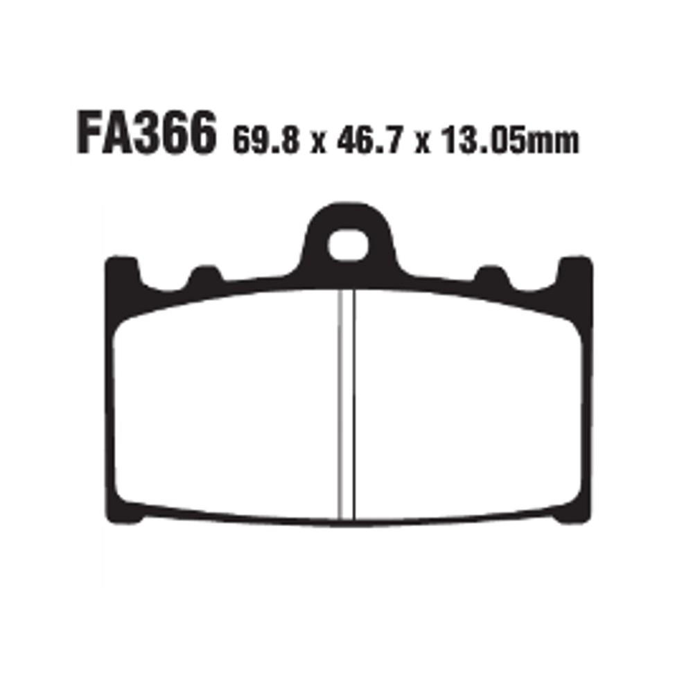 Brake Pads Vld Suzuki Intruderrear - FA366VLD
