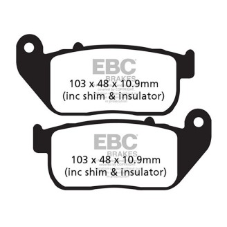 Brake Pads V H.D.883 04-05FRONT - FA381V