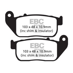Brake Pads V H.D.883 04-05FRONT - FA381V