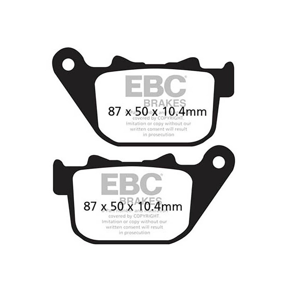 Pastiglie V H.D.883 04- Post. per HARLEY DAVIDSON XL 883/00 C Sportster Custom 04-10 e altri modelli Pastiglie Freno EBC