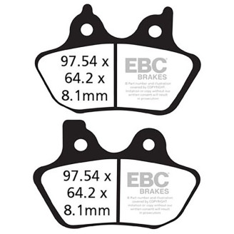 Brake Pads V H.D.06-07 Pinza 4PISTONCINI - FA400V