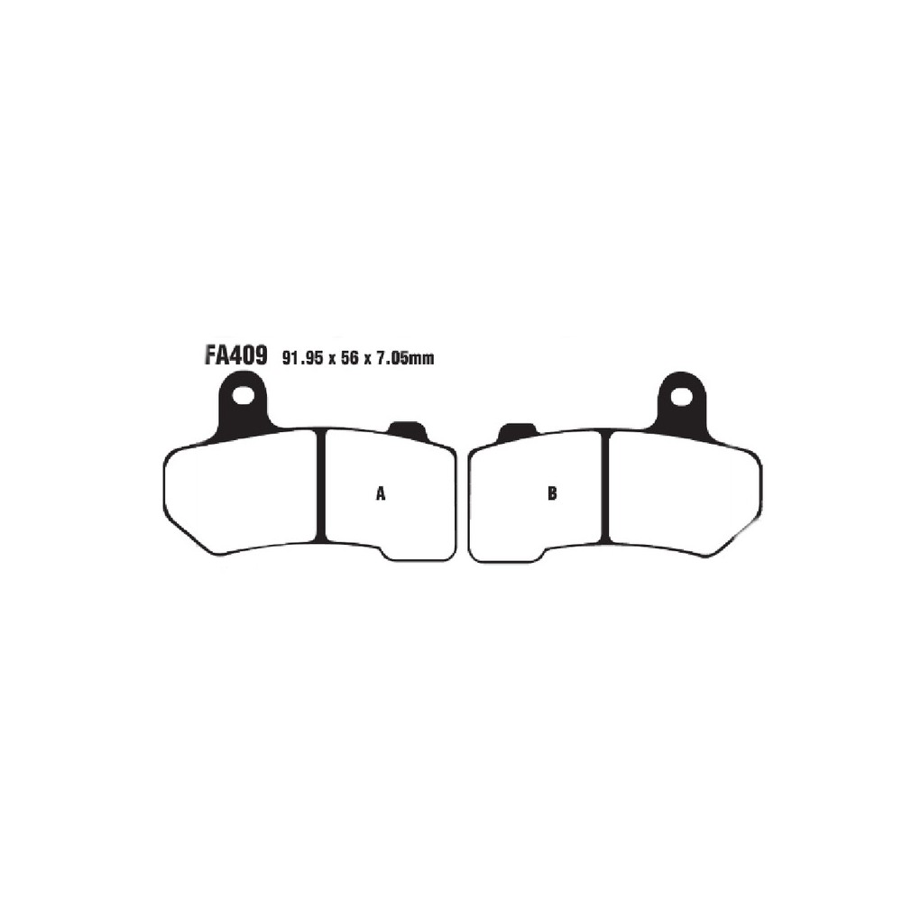 Brake Pads V H.D.Vrscr Streetrod 06- Front - FA409V