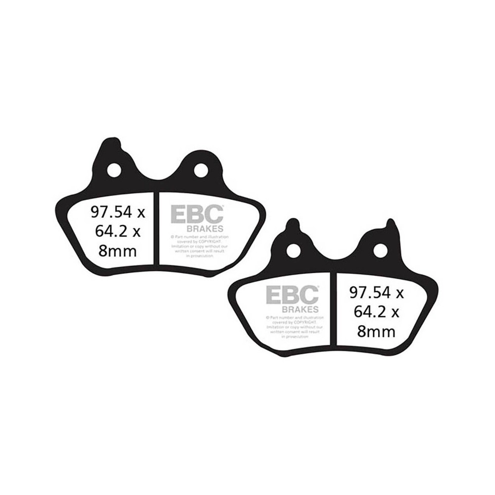Brake Pads V H.D.Softail 06-07REAR - FA434V