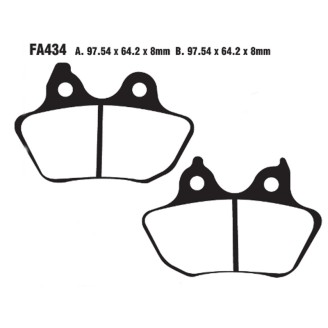 Brake Pads Vld H.D.Softail 06-07 Rear - FA434VLD