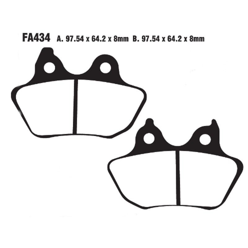 Brake Pads Vld H.D.Softail 06-07 Rear for HARLEY DAVIDSON FXST Softail Standard 84 06-07 and other model Brake Pads EBC