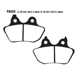 Brake Pads Vld H.D.Softail 06-07 Rear - FA434VLD